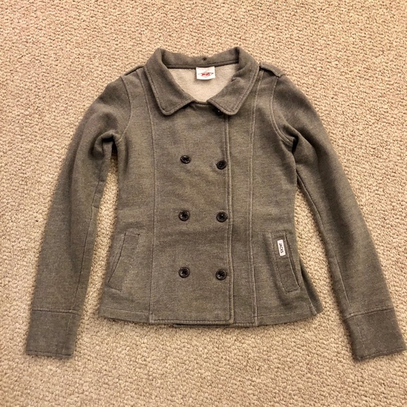 Jack’s Surfboards Jackets & Blazers - Jack’s Gray Knit Jacket